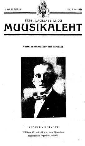 Muusikaleht ; 7 1926