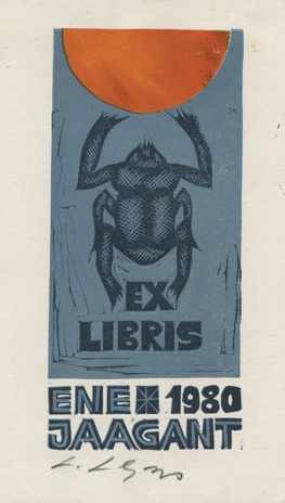 Ex libris Ene Jaagant 