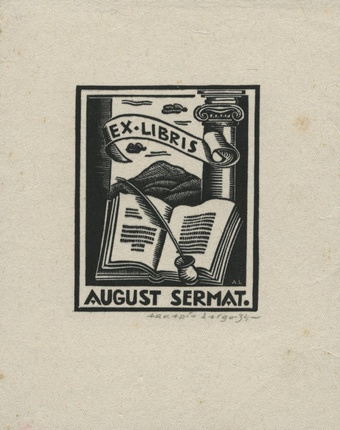 Ex-libris August Sermat 