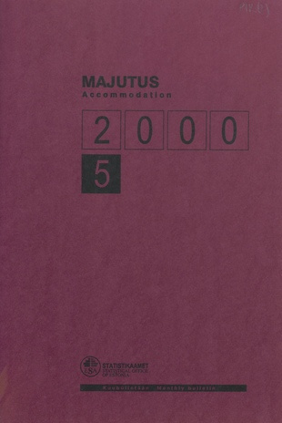 Majutus : kuubülletään = Accommodation : monthly bulletin ; 5 2000-07