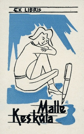 Ex libris Malle Kesküla 