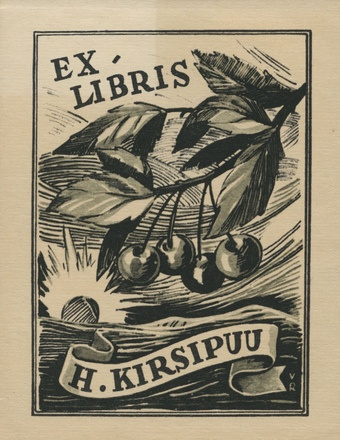 Ex-libris H. Kirsipuu 