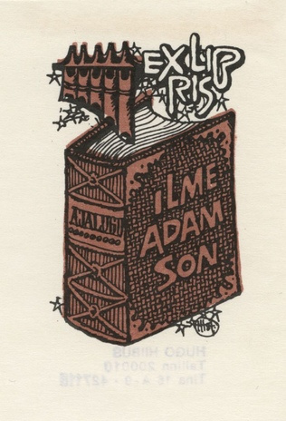Ex libris Ilme Adamson 