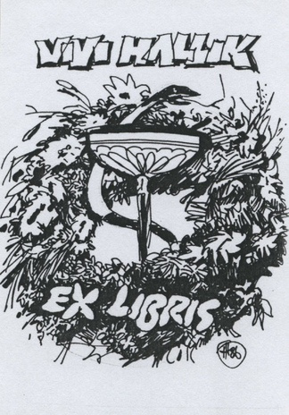 Vivi Hallik ex libris 