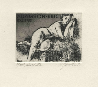 Adamson-Eric exlibris 