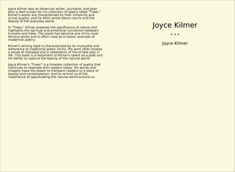 Joyce Kilmer 