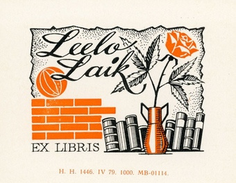 Leelo Laik ex libris 