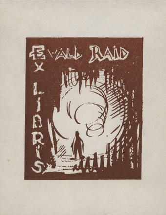 Ex libris Evald Raid 