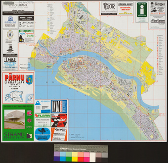 Pärnu : linnaplaan = town map = Stadtplan 