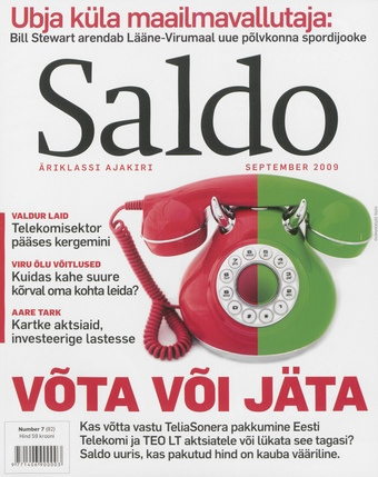 Saldo : äriklassi ajakiri ; 7 (82) 2009-09