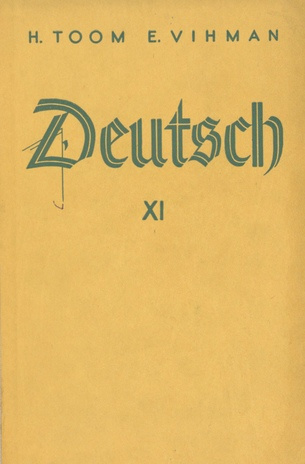 Deutsch : XI [Klasse]