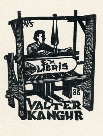 Ex libris Valter Kangur 