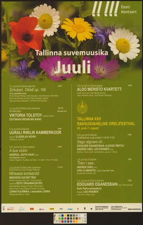 Tallinna suvemuusika : juuli 