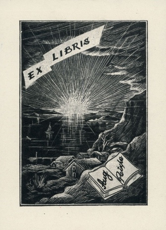 Ex libris Aug Peikre 