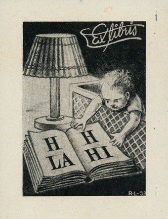 Ex libris H. H. Lahi 