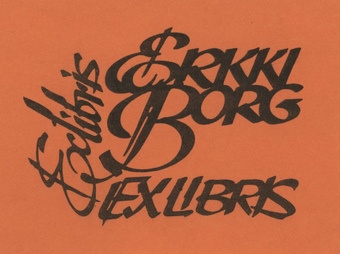 Ex libris Erkki Borg 