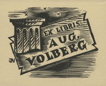 Ex libris Aug. Volberg 
