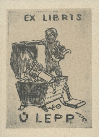 Ex libris Ü Lepp 