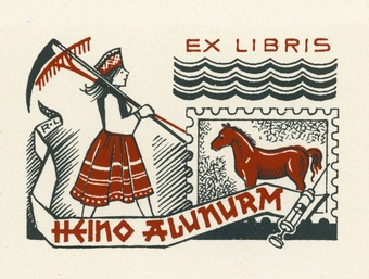 Ex libris Heino Alunurm 