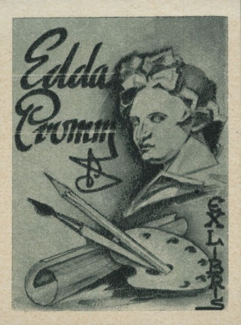 Edda Promm ex libris 