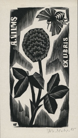 A. Vilms ex libris 