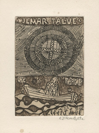 Ilmar Talve ex libris 