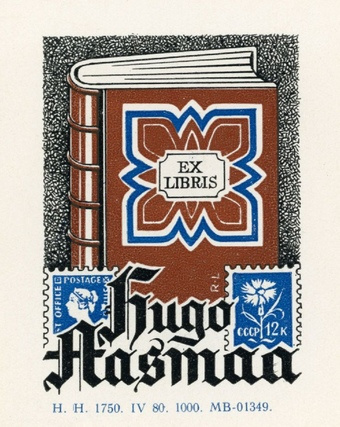 Ex libris Hugo Aasmaa 