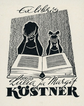 Ex libris Liilia ja Margit Köstner 