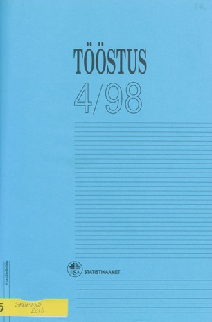 Tööstus : kvartalibülletään  = Industry kvartalibülletään ; 4 1999-04