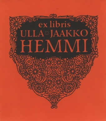 Ex libris Ulla Jaakko Hemmi 