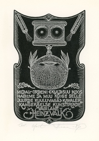 Ex libris Heinz Valk 50 