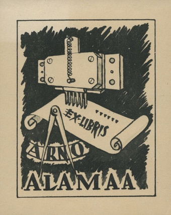 Ex-libris Arno Alamaa 