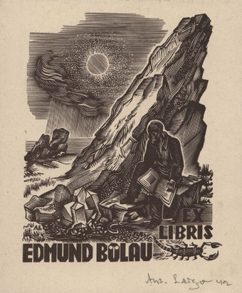 Ex libris Edmund Bölau 