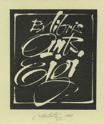 Ex libris Ants Eigi 