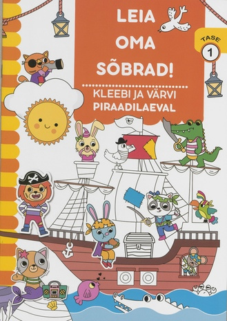 Kleebi ja värvi piraadilaeval 