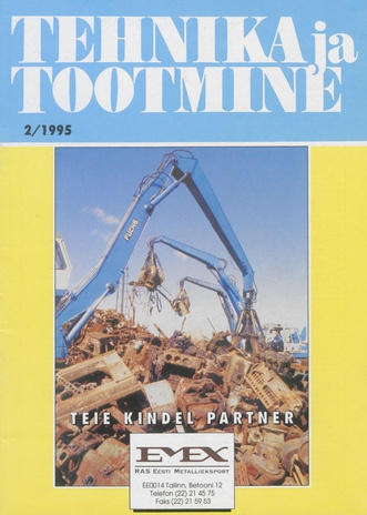 Tehnika ja Tootmine ; 2 1995-02