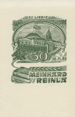 Ex libris Meinhard Reinla 