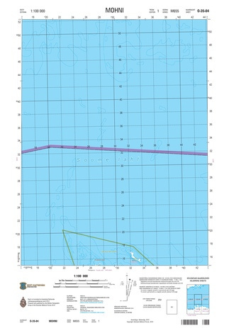 O-35-04 Mohni : Eesti = Estonia 1:100 000 