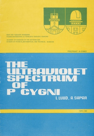The ultraviolet spectrum of P Cygni 