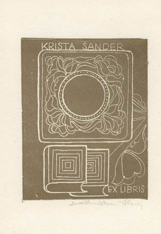 Krista Sander ex libris 