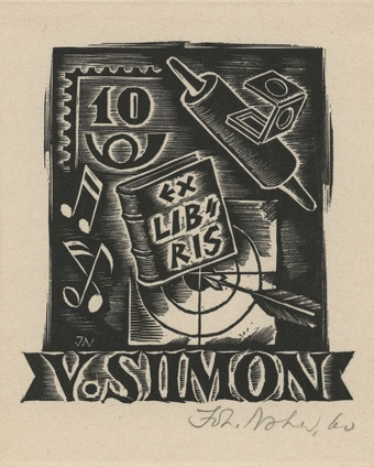 Ex libris V. Siimon 