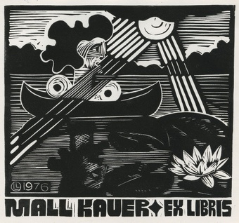 Mall Kauer ex libris 