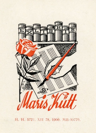 Ex libris Maris Kütt 