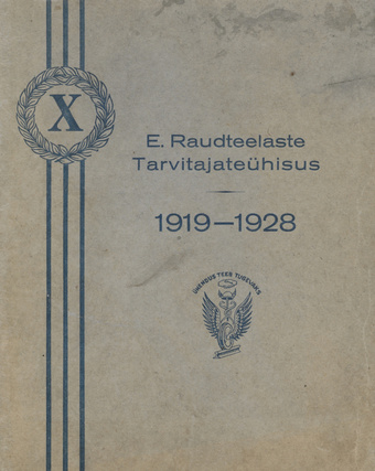 E. Raudteelaste Tarvitajateühisus 1919-1928