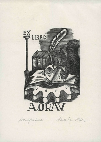 Ex libris A. Orav 