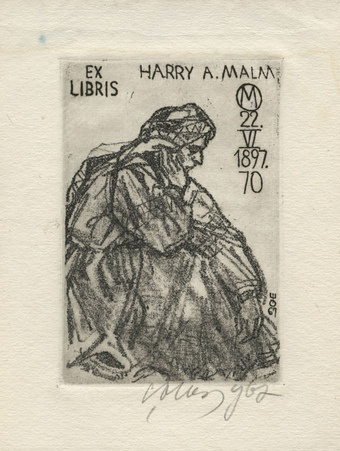 Ex libris Harry A. Malm 70 