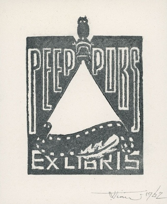 Peep Puks ex libris 