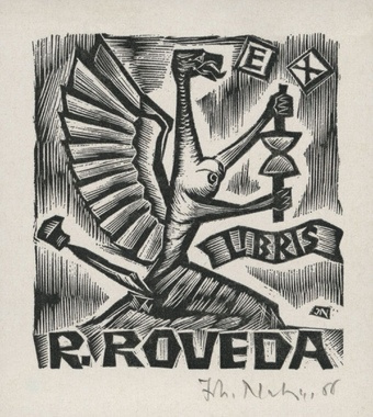 Ex libris R. Roveda 