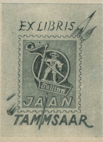 Ex libris Jaan Tammsaar 