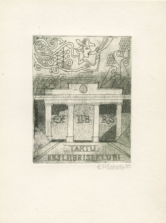 Tartu Eksliibriseklubi ex libris 